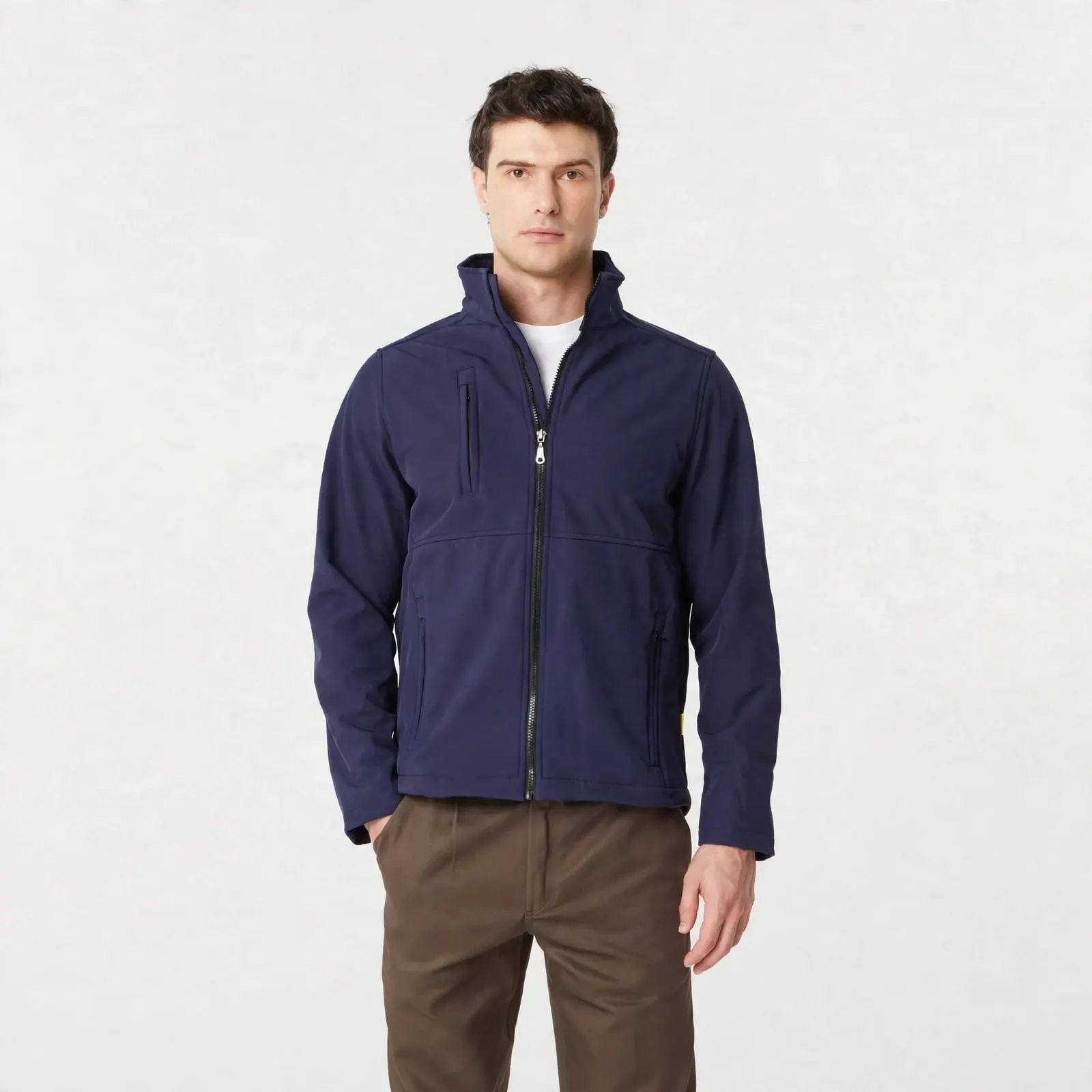 Campera softshell azul