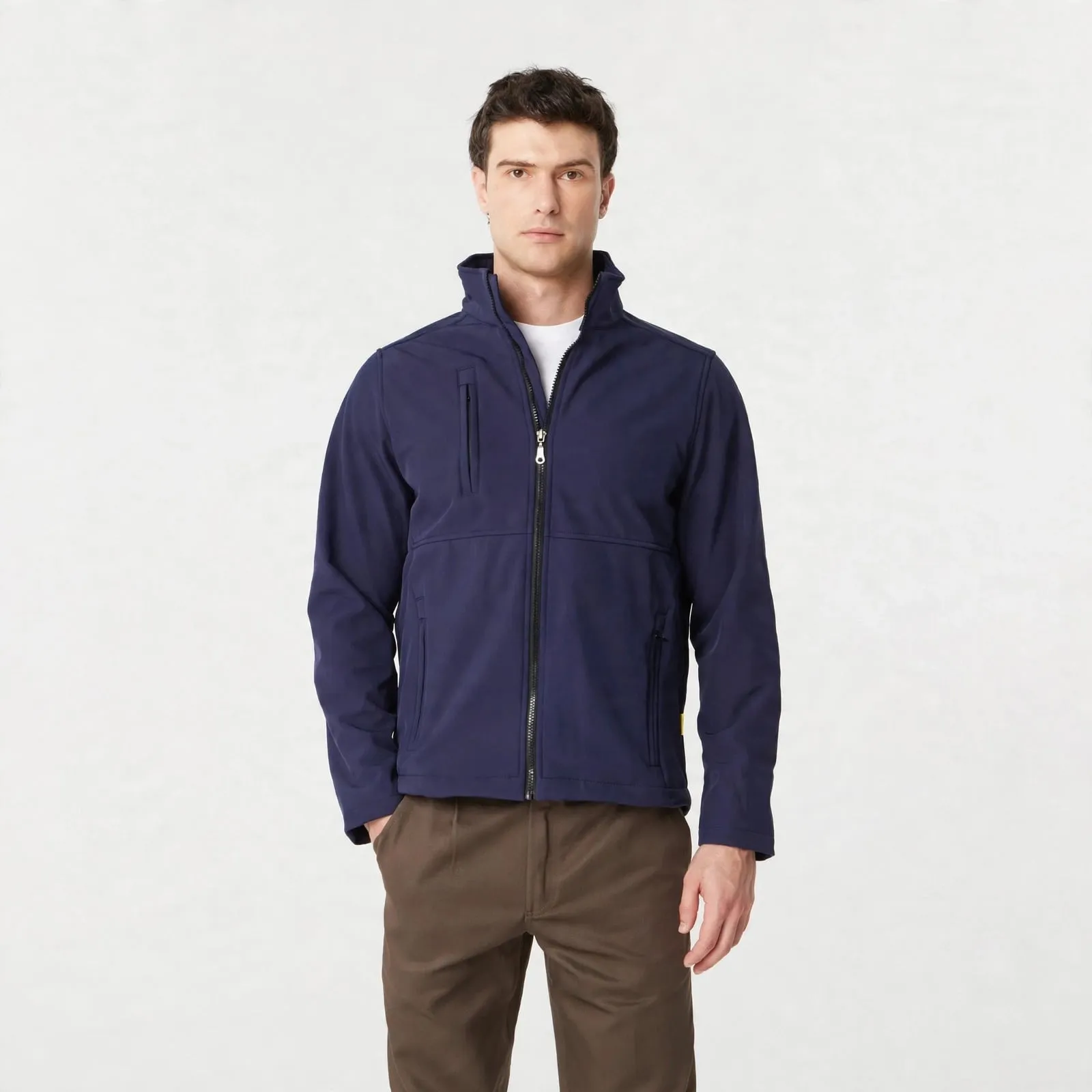Campera softshell azul